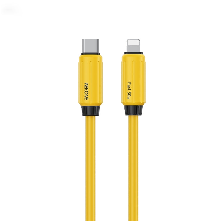 Câble de données de charge rapide WK WDC-29 en silicone véritable élastique PD30W Type-C vers 8 broches, 1 m, WDC-29