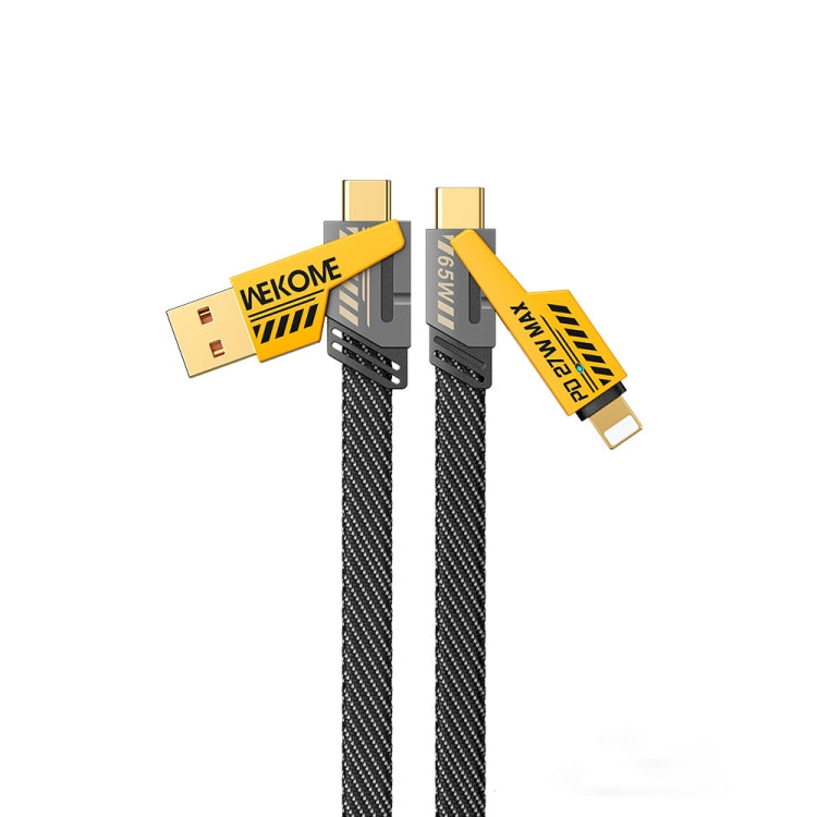 Câble de données de charge rapide WK WDC-25 1,2 m 65 W USB / Type-C vers Type-C / 8 broches, WDC-25