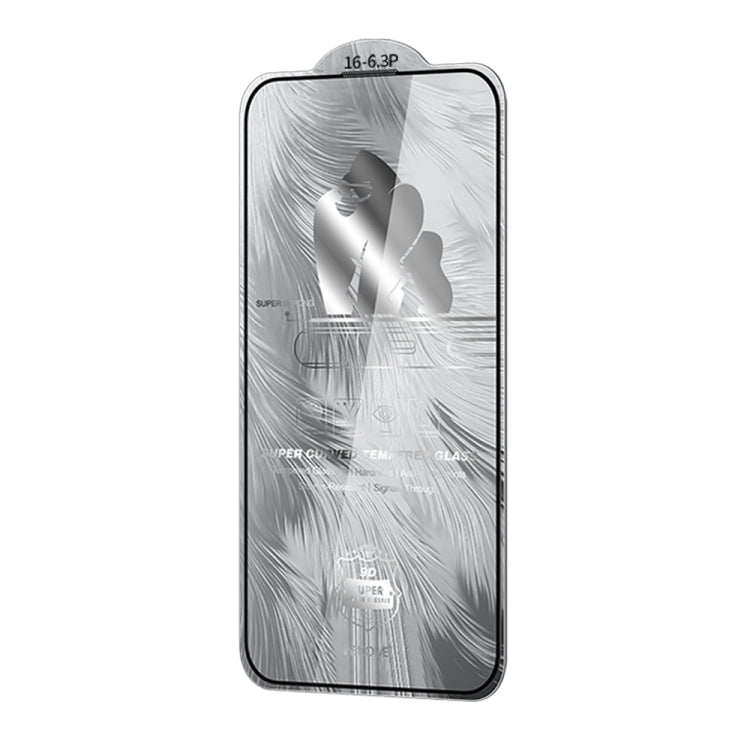 WK WTP-087 Space King Kong 9D Curved HD Tempered Glass Screen Protector, For iPhone 16 Pro Max, For iPhone 16 Pro, For iPhone 16 Plus / 15 Plus, For iPhone 16 / 15