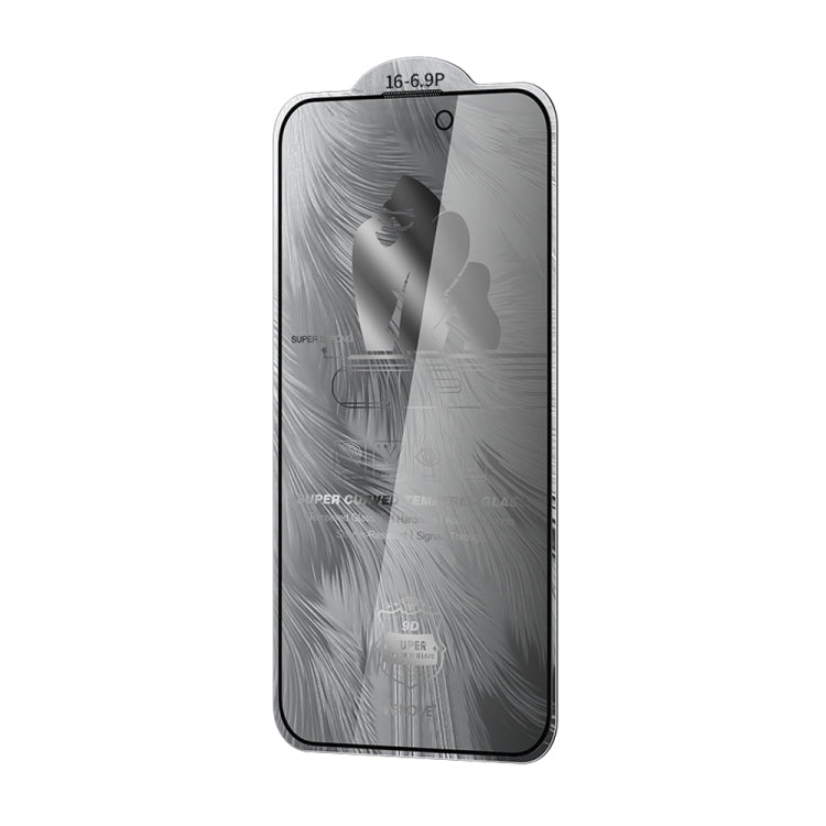 WK WTP-088 Space King Kong 9D Curved 28 Degree Privacy Tempered Glass Film, For iPhone 16 Pro Max, For iPhone 16 Pro, For iPhone 16 Plus / 15 Plus, For iPhone 16 / 15