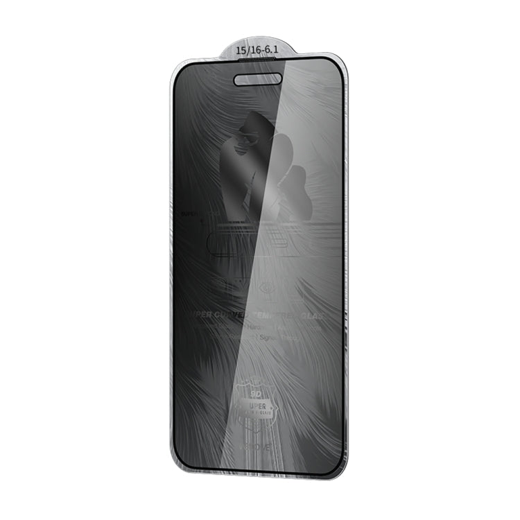 WK WTP-089 Space King Kong 9D Curved 360 Degree Privacy Tempered Glass Film, For iPhone 16 Pro Max, For iPhone 16 Pro, For iPhone 16 Plus / 15 Plus, For iPhone 16 / 15