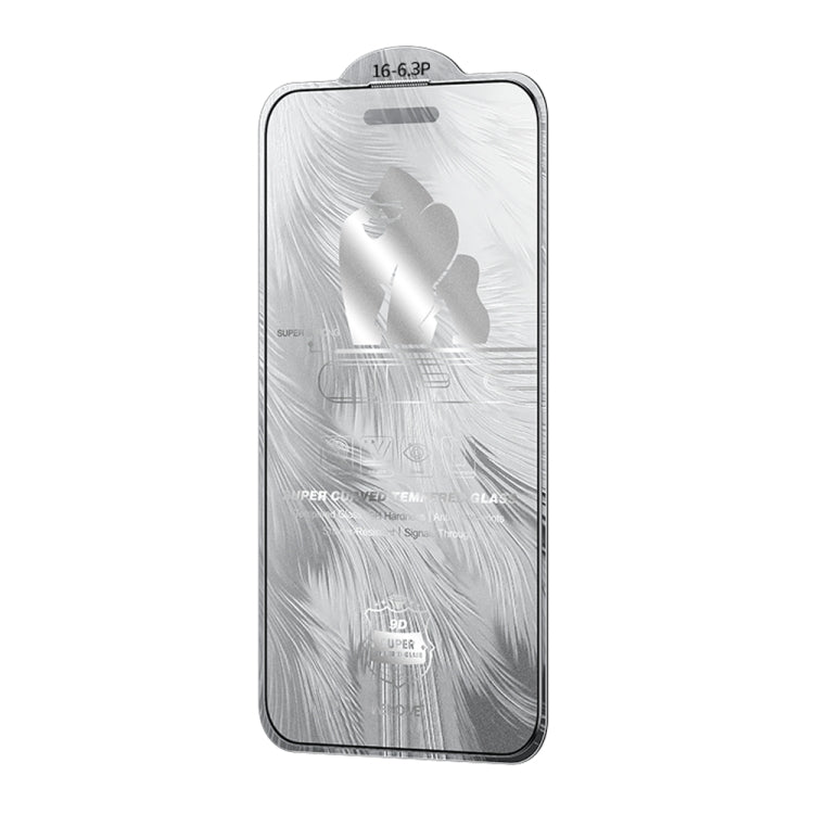 WK WTP-090 Space King Kong 9D Curved Frosted Tempered Glass Film, For iPhone 16 Pro Max, For iPhone 16 Pro, For iPhone 16 Plus / 15 Plus, For iPhone 16 / 15