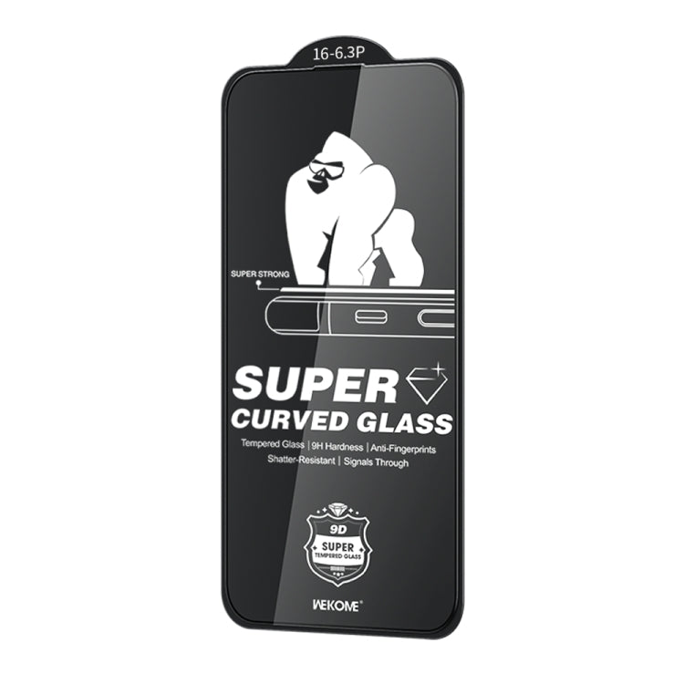 WK WTP-091 King Kong 6D Curved HD Tempered Glass Film, For iPhone 16 Pro Max, For iPhone 16 Pro, For iPhone 16 Plus / 15 Plus, For iPhone 16 / 15