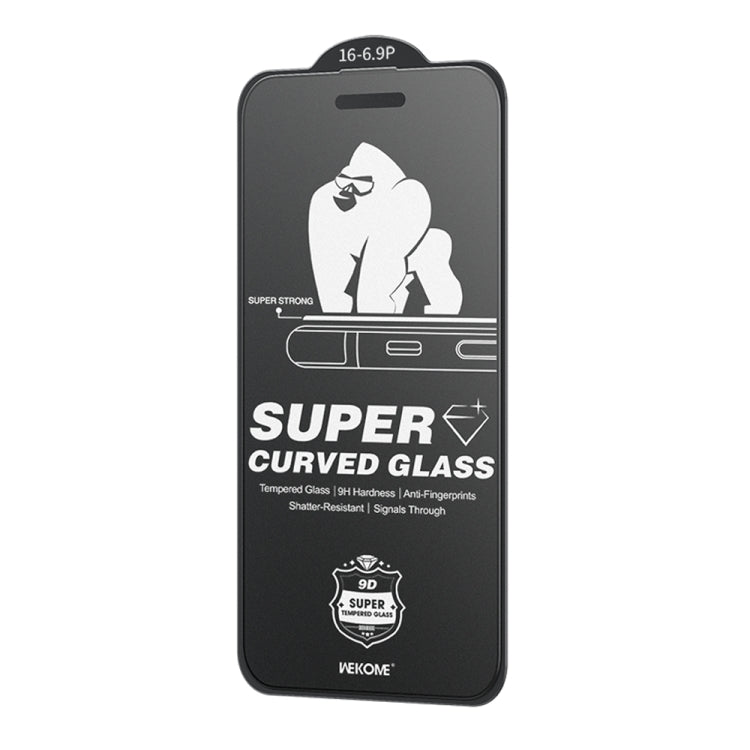 WK WTP-094 King Kong 6D Curved Frosted Tempered Glass Film, For iPhone 16 Pro Max, For iPhone 16 Pro, For iPhone 16 Plus / 15 Plus, For iPhone 16 / 15