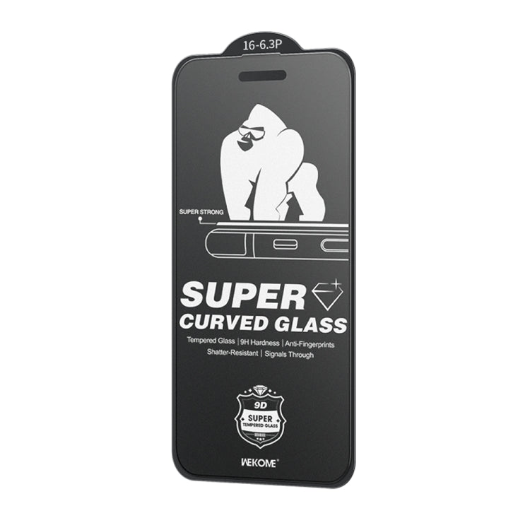 WK WTP-094 King Kong 6D Curved Frosted Tempered Glass Film, For iPhone 16 Pro Max, For iPhone 16 Pro, For iPhone 16 Plus / 15 Plus, For iPhone 16 / 15