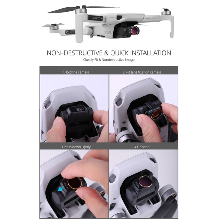 Sunnylife MM-FI9251 For DJI Mavic mini Drone ND8 Lens Filter, ND8