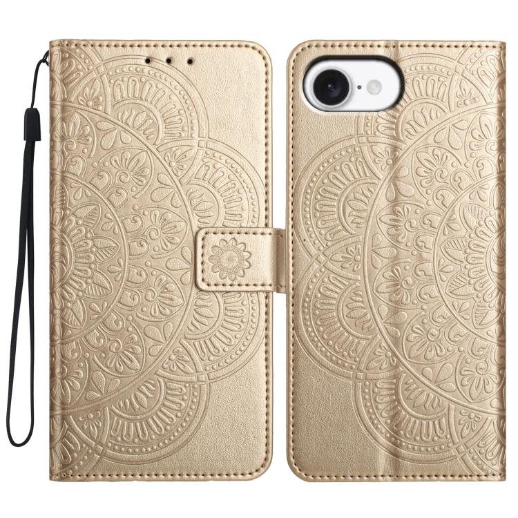 Flower Embossed Leather Phone Case, For iPhone 18 Pro, For iPhone 18 Pro Max, For iPhone 17e / 16e, For iPhone 17 Pro Max