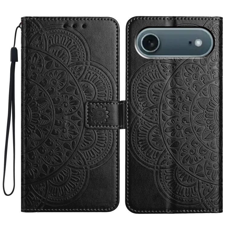 Flower Embossed Leather Phone Case, For iPhone Air, For iPhone 16 Pro Max, For iPhone 16 Pro, For iPhone 16 Plus