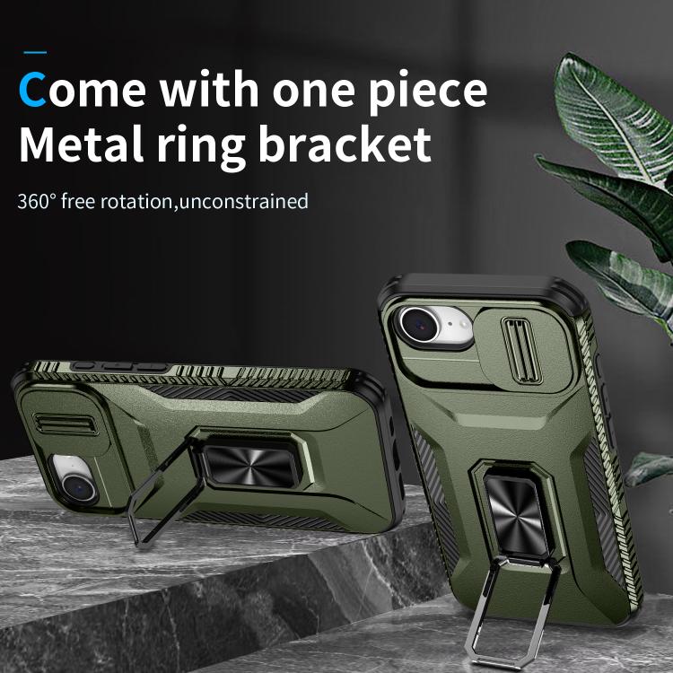 Sliding Camshield Holder Phone Case, For iPhone 17e / 16e, For iPhone 17 Pro Max, For iPhone 17 Pro