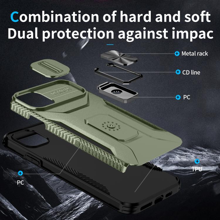 Sliding Camshield Holder Phone Case, For iPhone 11 Pro Max, For iPhone 11, For iPhone 11 Pro