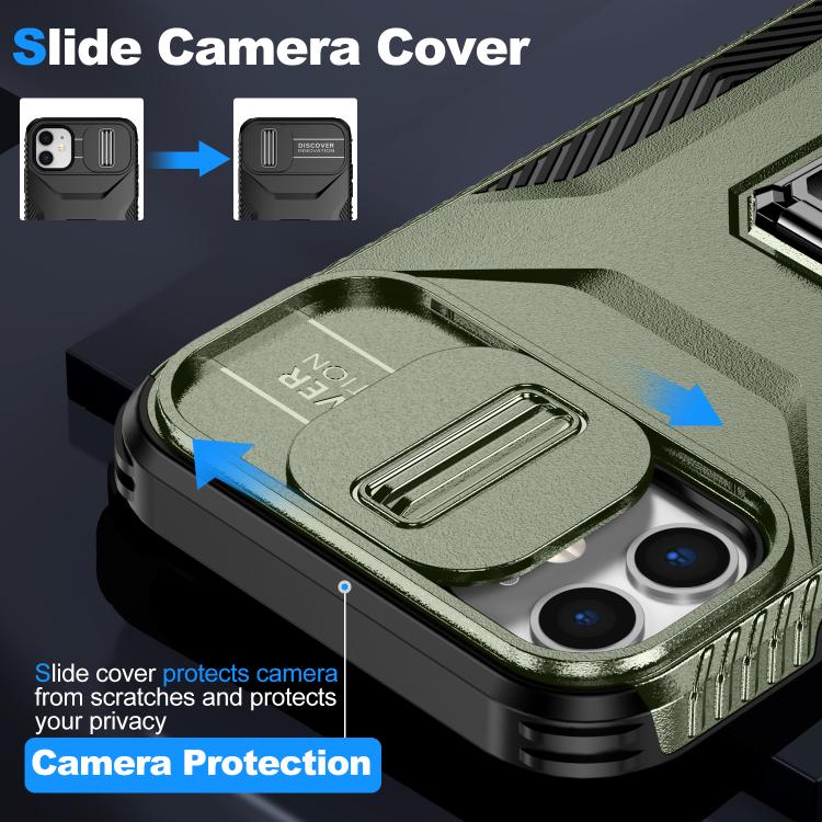 Sliding Camshield Holder Phone Case, For iPhone 11, For iPhone 11 Pro