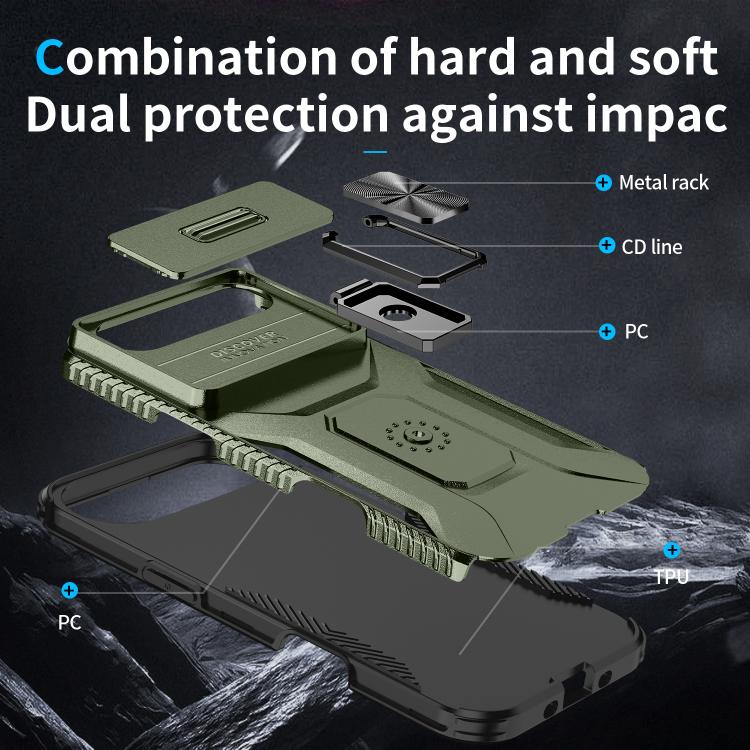 Sliding Camshield Holder Phone Case
