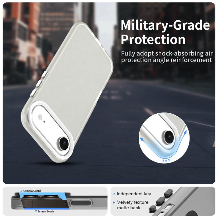 Candy PC Hybrid TPU Shockproof Phone Case, For iPhone 17 Air, For iPhone 16 Pro Max, For iPhone 16 Pro