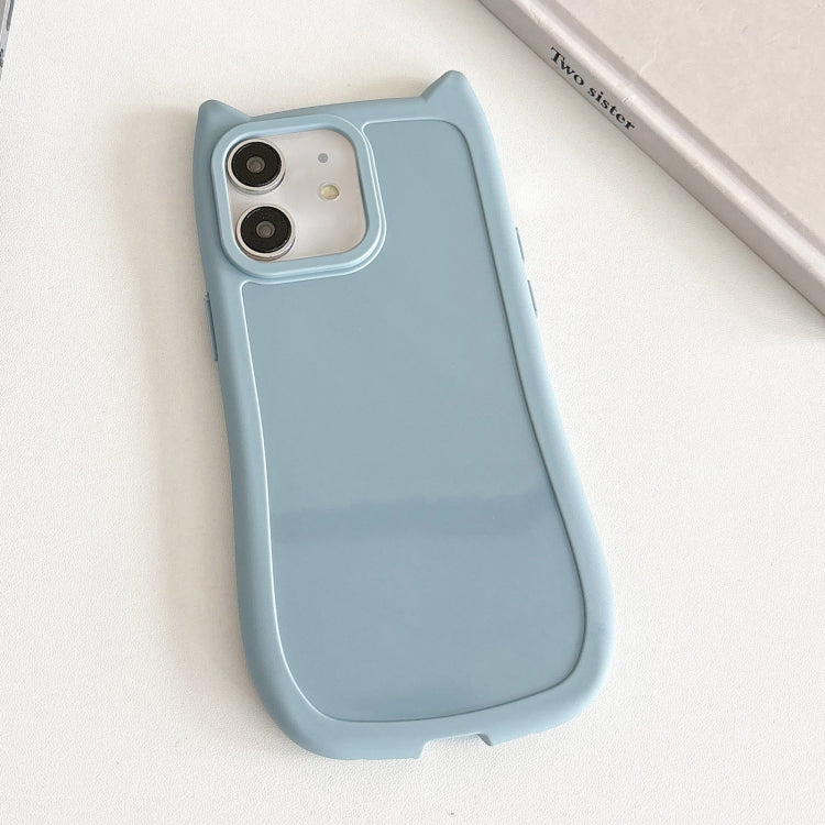 Frosted Solid Color Cat Head TPU Phone Case, For iPhone 12 Pro Max, For iPhone 12 Pro, For iPhone 11 Pro Max, For iPhone 11, For iPhone 11 Pro