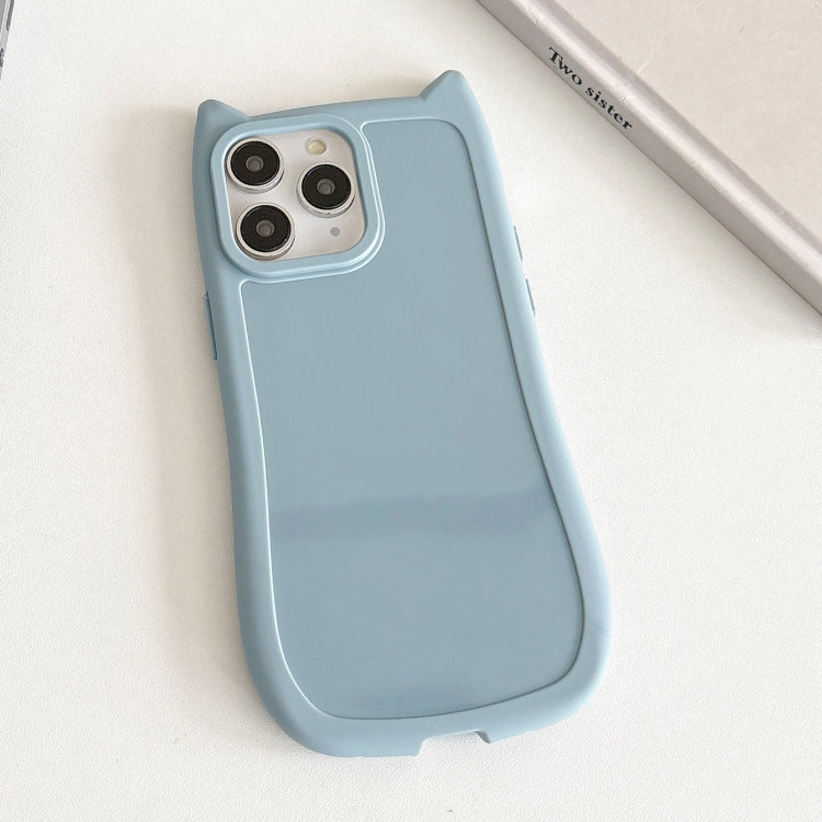 Frosted Solid Color Cat Head TPU Phone Case, For iPhone 12 Pro Max, For iPhone 12 Pro, For iPhone 11 Pro Max, For iPhone 11, For iPhone 11 Pro