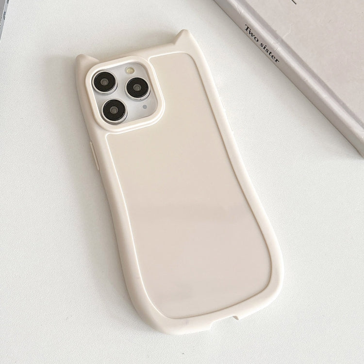 Frosted Solid Color Cat Head TPU Phone Case, For iPhone 12 Pro Max, For iPhone 12 Pro, For iPhone 11 Pro Max, For iPhone 11, For iPhone 11 Pro