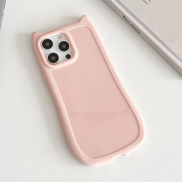 Frosted Solid Color Cat Head TPU Phone Case, For iPhone 12 Pro Max, For iPhone 12 Pro, For iPhone 11 Pro Max, For iPhone 11, For iPhone 11 Pro