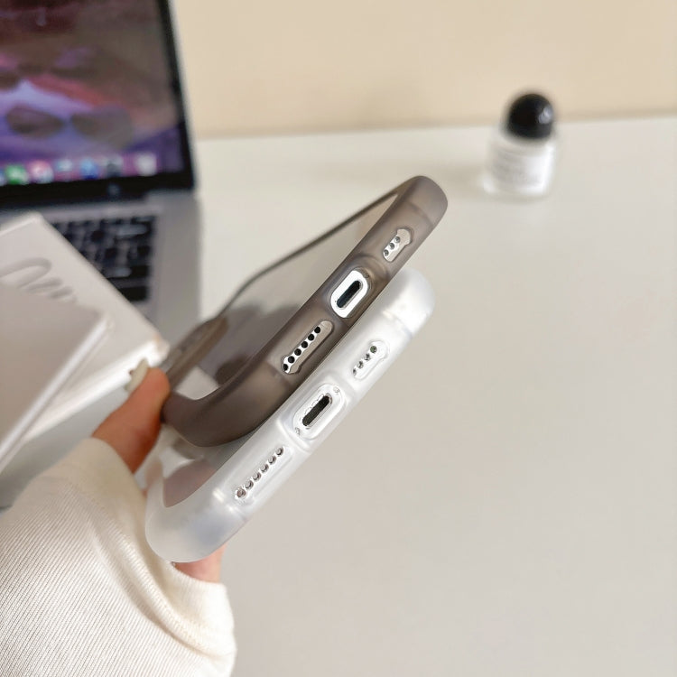 Frosted Transparent Cat Head TPU Phone Case, For iPhone 14 Pro, For iPhone 14 Pro Max, For iPhone 13 Pro Max, For iPhone 13 Pro, For iPhone 13, For iPhone 12