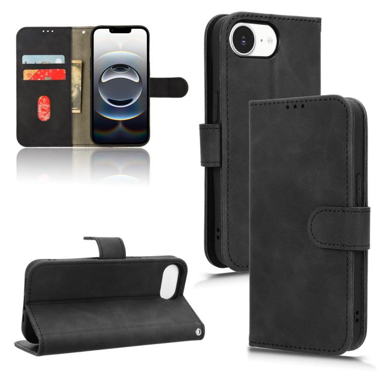 Skin Feel Magnetic Flip Leather Phone Case, For iPhone 17e / 16e, For iPhone 17 Pro Max, For iPhone 17 Pro, For iPhone 17