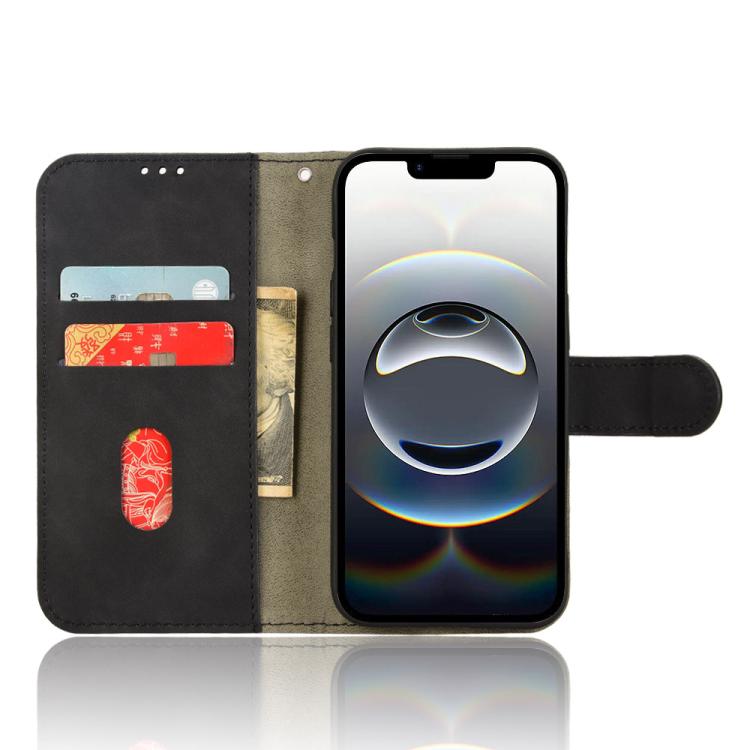 Skin Feel Magnetic Flip Leather Phone Case