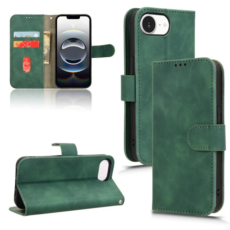 Skin Feel Magnetic Flip Leather Phone Case, For iPhone 17e / 16e, For iPhone 17 Pro Max, For iPhone 17 Pro, For iPhone 17