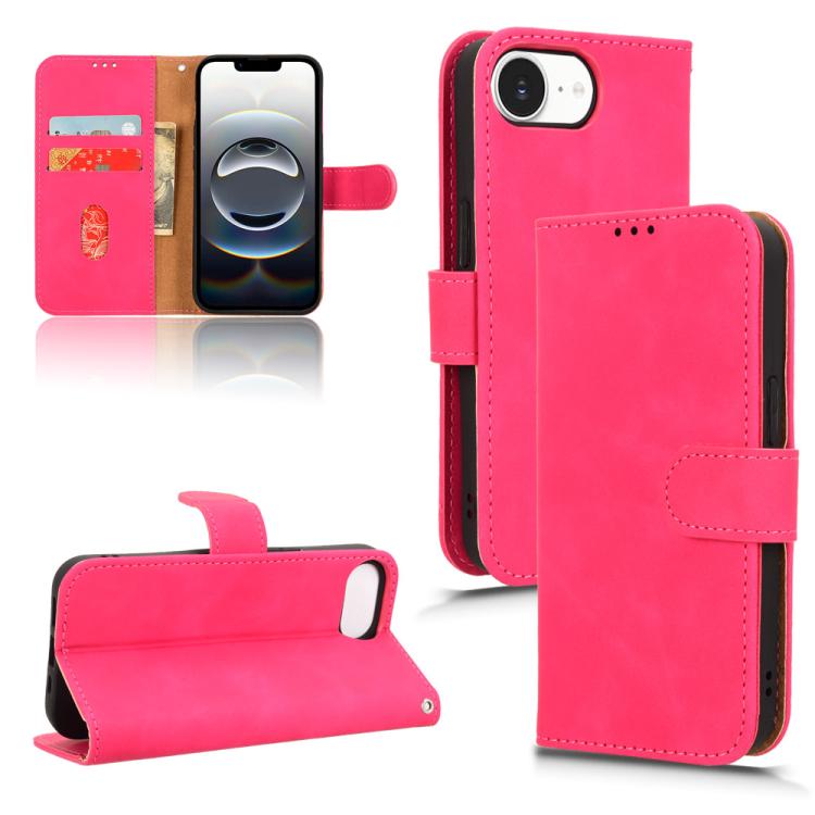 Skin Feel Magnetic Flip Leather Phone Case