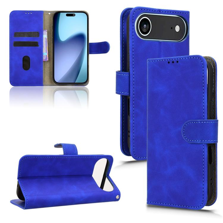 Skin Feel Magnetic Flip Leather Phone Case