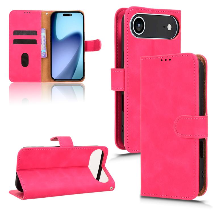 Skin Feel Magnetic Flip Leather Phone Case