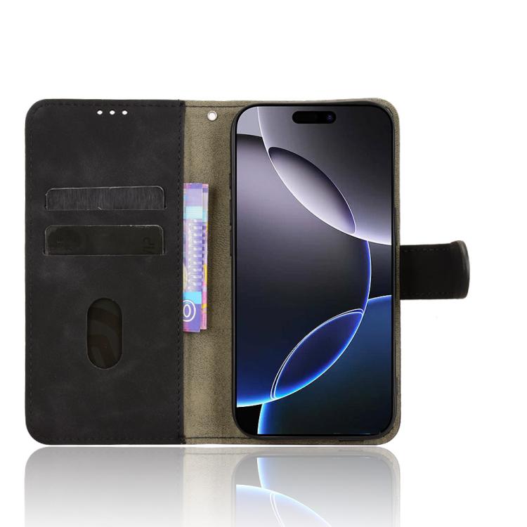 Skin Feel Magnetic Flip Leather Phone Case