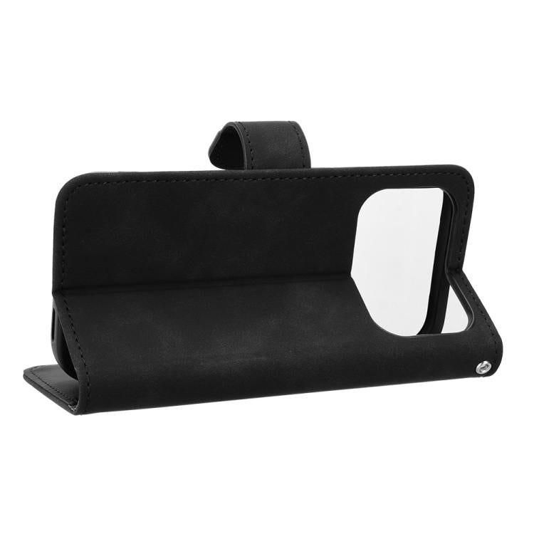 Skin Feel Magnetic Flip Leather Phone Case