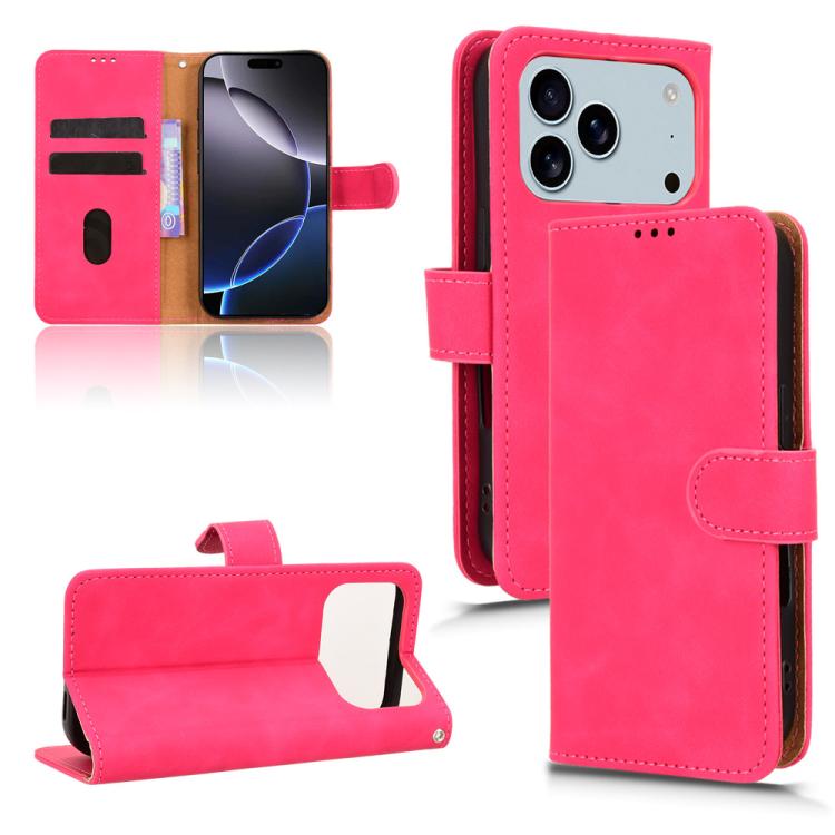 Skin Feel Magnetic Flip Leather Phone Case, For iPhone 17e / 16e, For iPhone 17 Pro Max, For iPhone 17 Pro, For iPhone 17