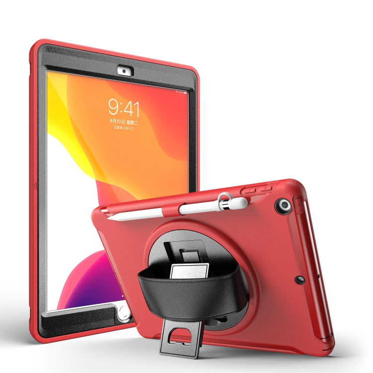 Coque de protection PC+TPU rotative à 360 degrés avec support, dragonne et emplacement pour stylo, pour Samsung Galaxy Tab A 8.4 (2020) T307, Samsung Galaxy Tab S6 Lite, iPad Pro 12,9 pouces (2020) et iPad 10.2