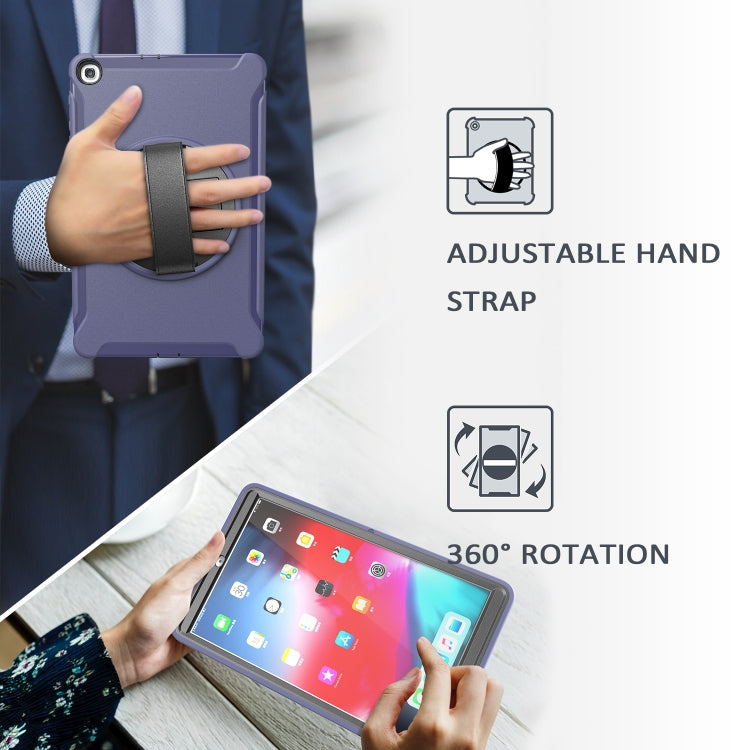 360 Degree Rotation PC+TPU Protective Cover with Holder & Hand Strap, For Samsung Galaxy Tab A 10.1 (2019) T510 / T515