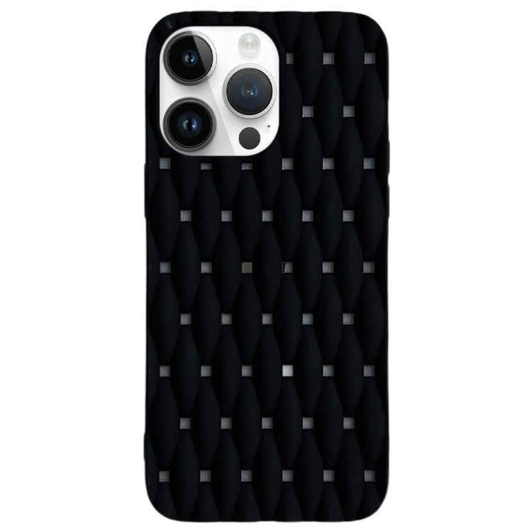 Weave Cooling Solid Color TPU Phone Case, For iPhone 15 Pro Max, For iPhone 15 Pro, For iPhone 15 Plus, For iPhone 15