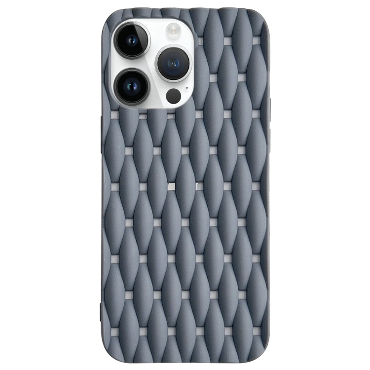 Weave Cooling Solid Color TPU Phone Case, For iPhone 15 Pro Max, For iPhone 15 Pro, For iPhone 15 Plus, For iPhone 15