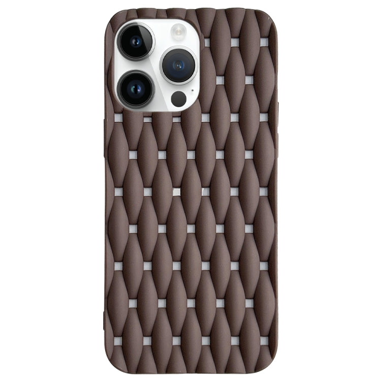 Weave Cooling Solid Color TPU Phone Case, For iPhone 15 Pro Max, For iPhone 15 Pro, For iPhone 15 Plus, For iPhone 15