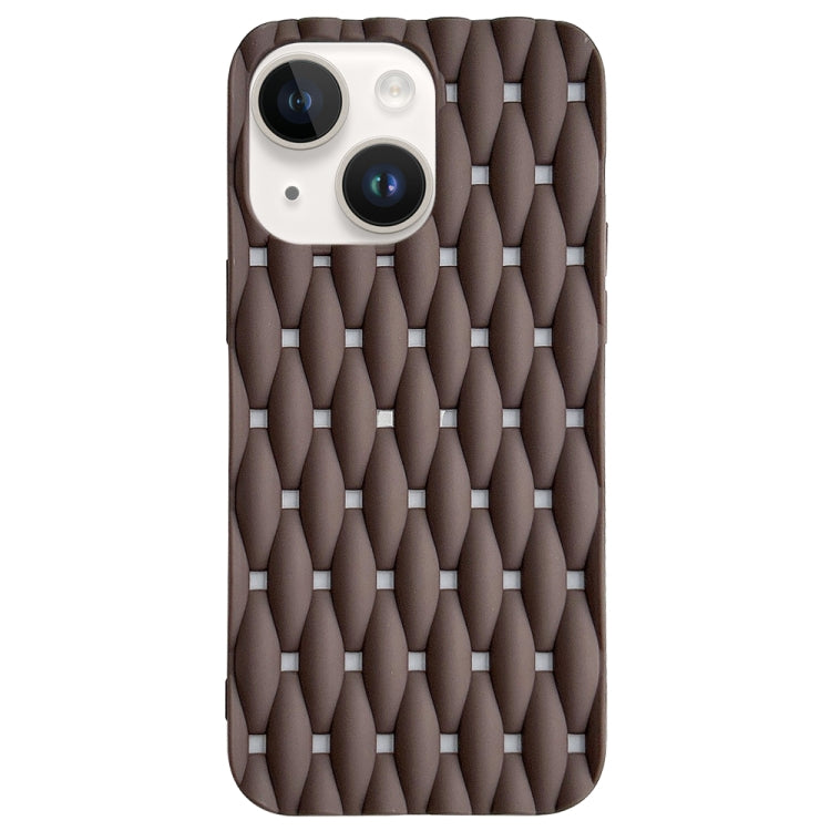 Weave Cooling Solid Color TPU Phone Case, For iPhone 15 Pro Max, For iPhone 15 Pro, For iPhone 15 Plus, For iPhone 15