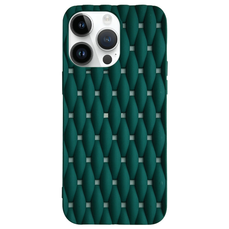 Weave Cooling Solid Color TPU Phone Case, For iPhone 14 Plus, For iPhone 14, For iPhone 14 Pro, For iPhone 14 Pro Max