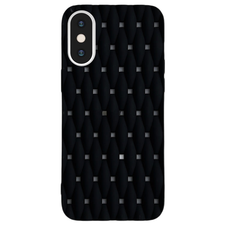 Weave Cooling Solid Color TPU Phone Case, For iPhone XS Max, For iPhone 7 Plus / 8 Plus