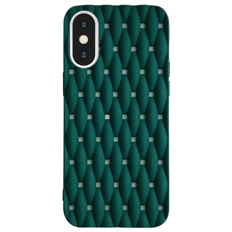 Weave Cooling Solid Color TPU Phone Case, For iPhone XS Max, For iPhone 7 Plus / 8 Plus
