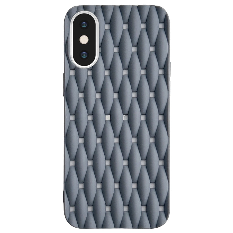 Weave Cooling Solid Color TPU Phone Case, For iPhone XS Max, For iPhone 7 Plus / 8 Plus