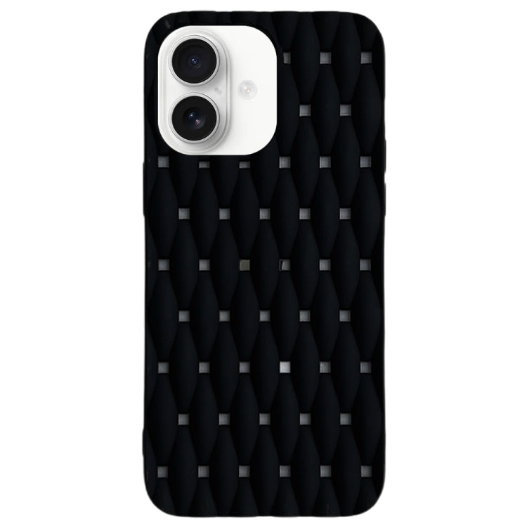 Weave Cooling Solid Color TPU Phone Case, For iPhone 16 Pro Max, For iPhone 16 Pro, For iPhone 16 Plus, For iPhone 16