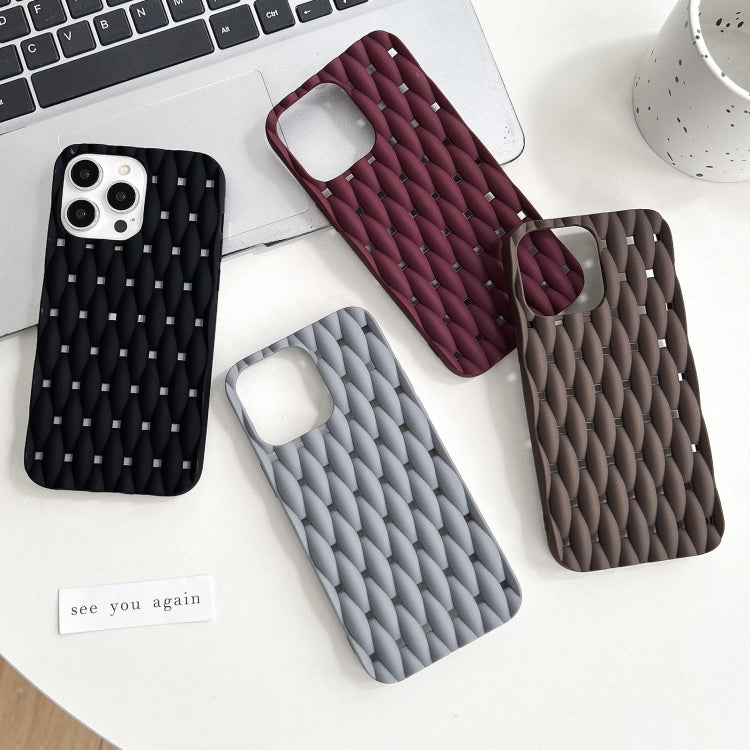 Weave Cooling Solid Color TPU Phone Case, For iPhone 14 Plus, For iPhone 14, For iPhone 14 Pro, For iPhone 14 Pro Max