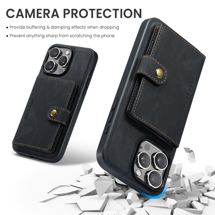 JEEHOOD J01 Retro Magnetic Detachable Wallet Phone Case