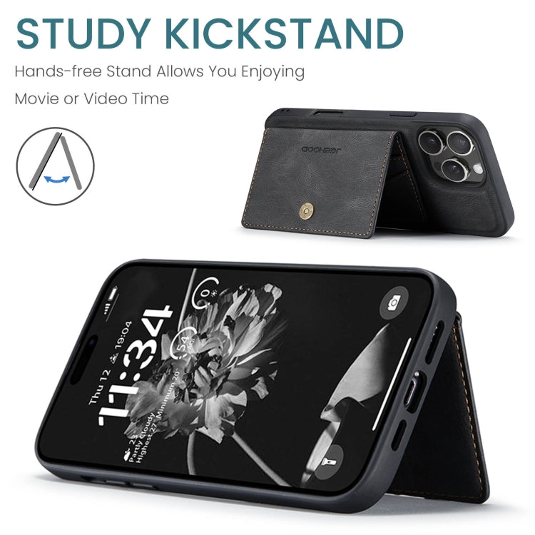 JEEHOOD J01 Retro Magnetic Detachable Wallet Phone Case