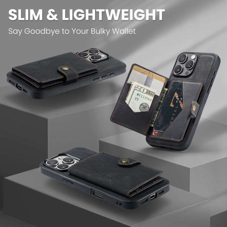 JEEHOOD J01 Retro Magnetic Detachable Wallet Phone Case