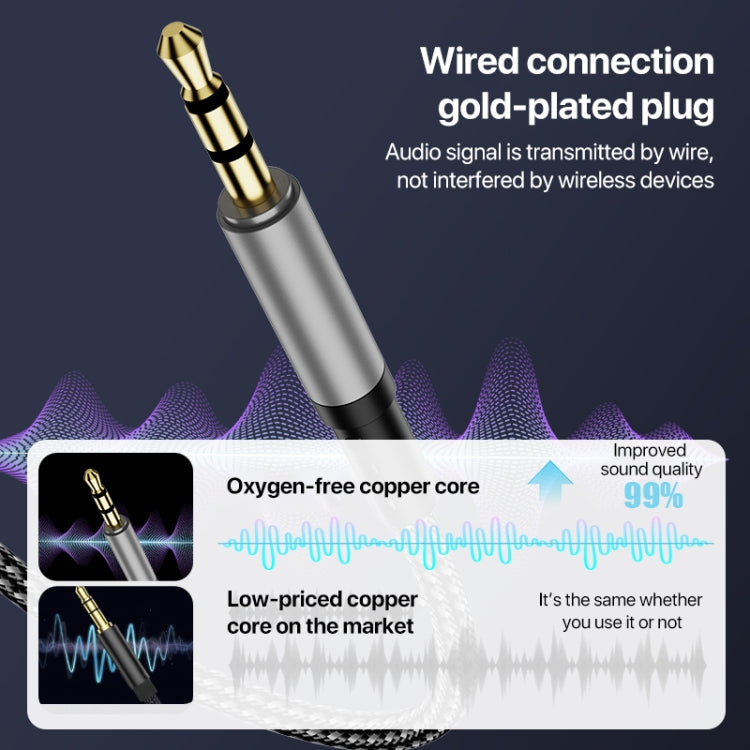 Câble adaptateur audio auxiliaire 2 en 1 8 broches USB-C/Type-C vers jack 3,5 mm pour voiture, 1 m