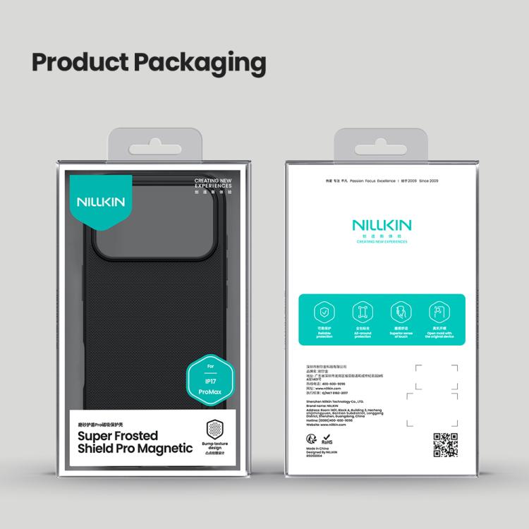 NILLKIN Frosted Shield Pro Magnetic Magsafe Phone Case, For iPhone 17 Pro Max, For iPhone 17 Pro, For iPhone 17, For iPhone Air, For iPhone 16