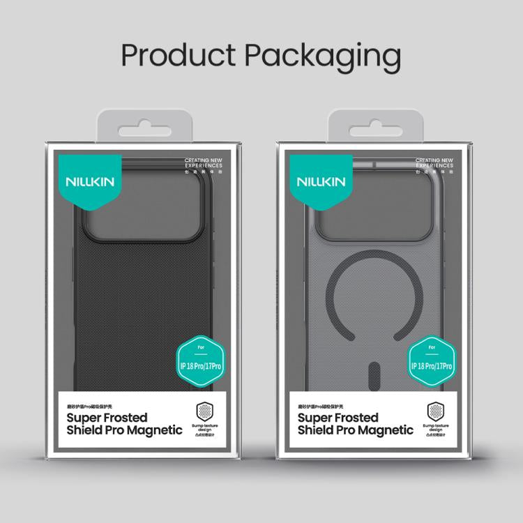 NILLKIN Frosted Shield Pro Magnetic Magsafe Phone Case, For iPhone 18 Pro, For iPhone 18 Pro Max, For iPhone 17 Pro Max, For iPhone 17 Pro, For iPhone 17