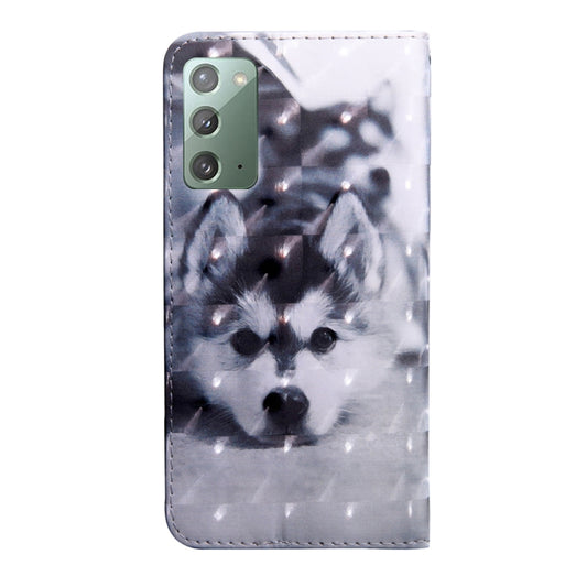 Back view of TPU PU leather Note20 Ultra case with detailed 3D pattern artwork